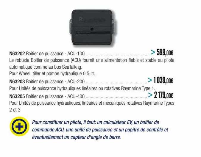 boîtier de puissance - acu-100