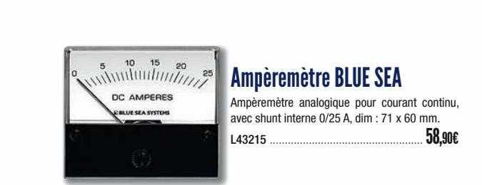 ampèremètre blue sea