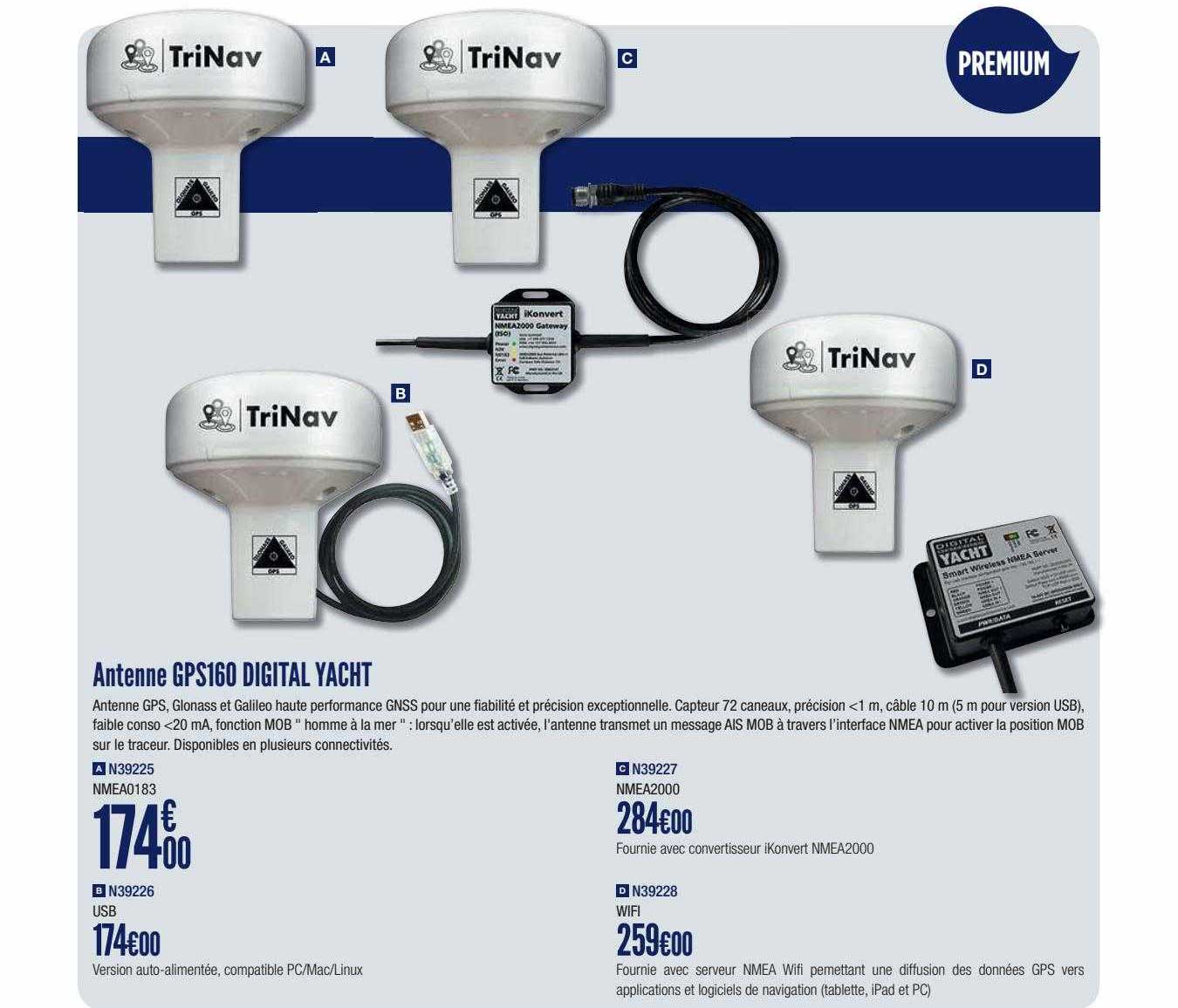 antenne gps160 digital yacht