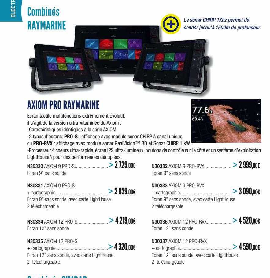Axiom Pro Raymarine