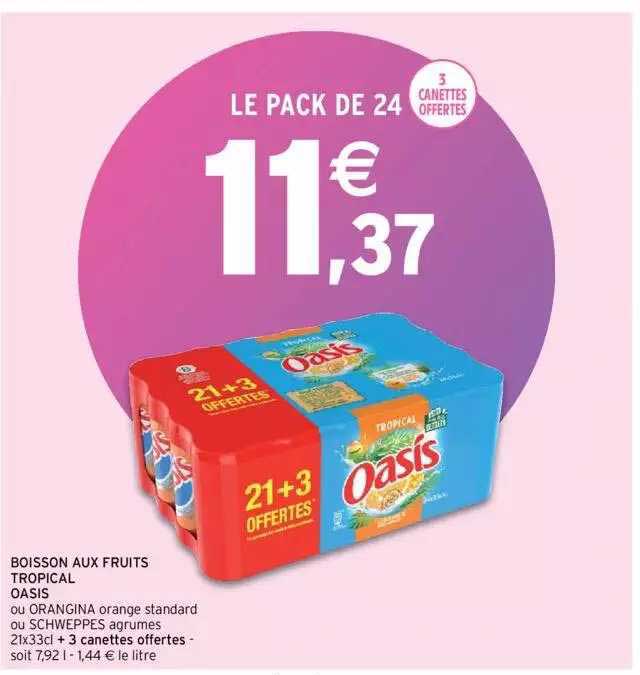 Boisson Aux Fruits Tropical Oasis