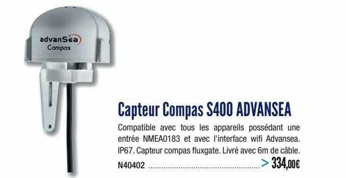 capteur compas s400 advansea
