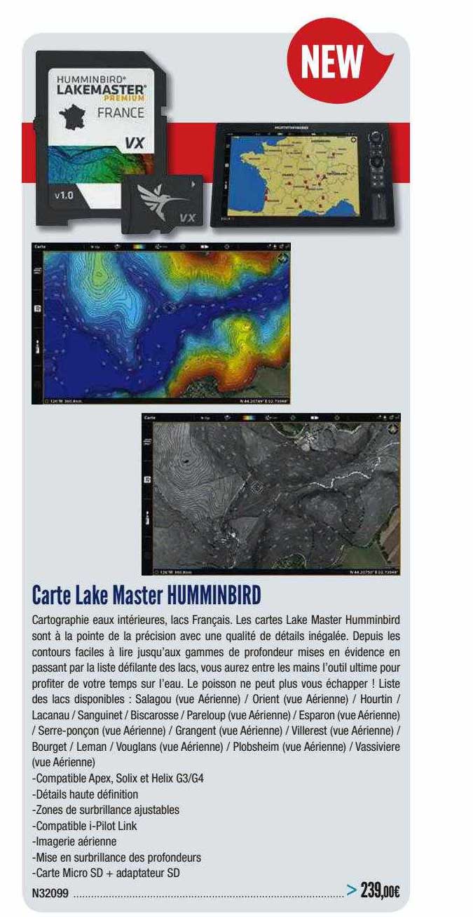 carte lake master humminbird