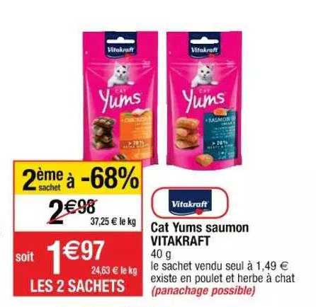 cat yums saumon vitakraft