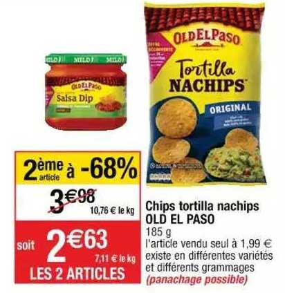 Chips Tortillas Nachips Old El Paso