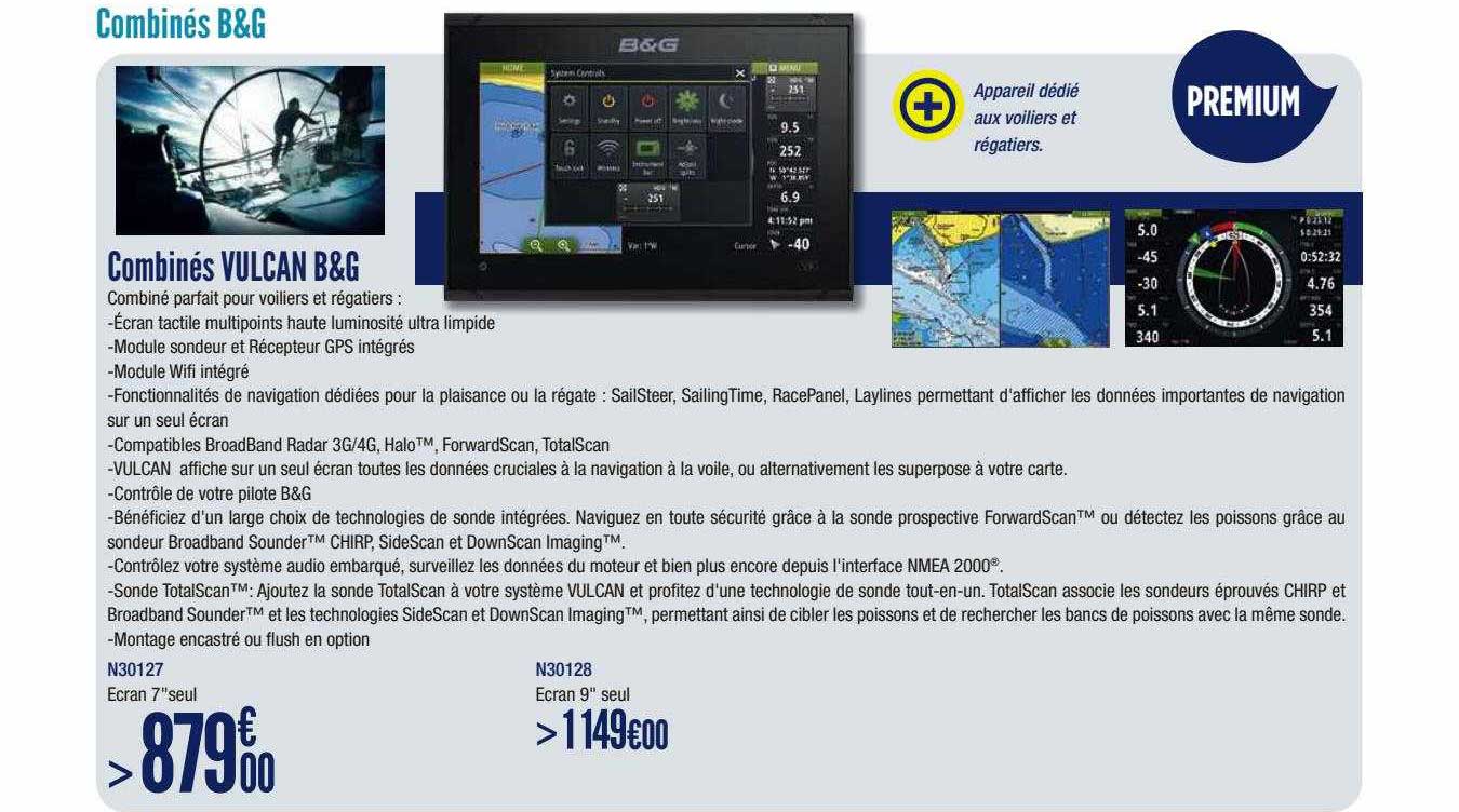 combinés vulcan b&g