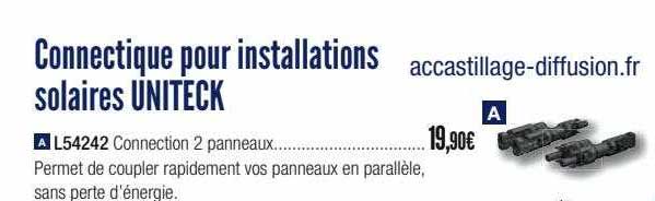 connectique pour installations solaires uniteck