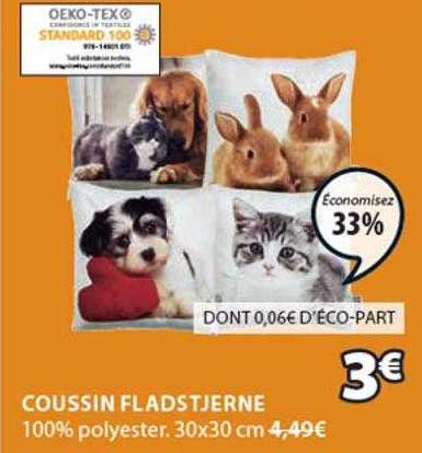 Coussin Fladstjerne