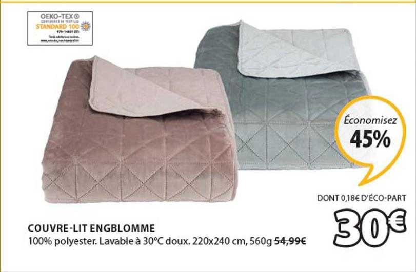 couvre-lit engblomme