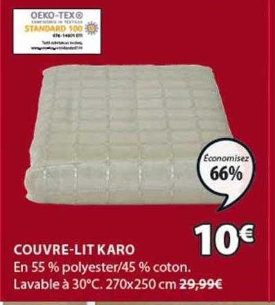 couvre-lit karo