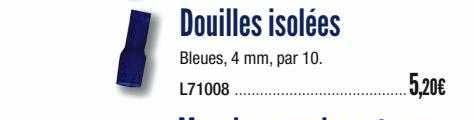 douilles isolées