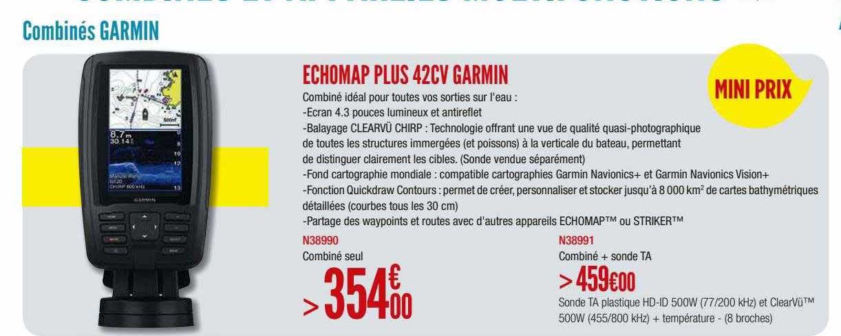 Echomap Plus 42cv Garmin