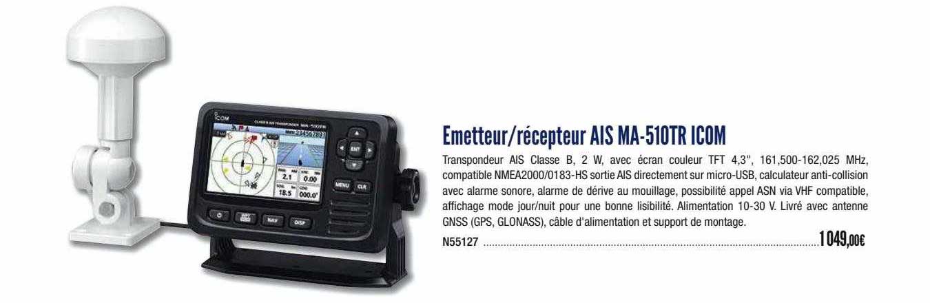 émetteur - récepteur ais ma-510tr icom