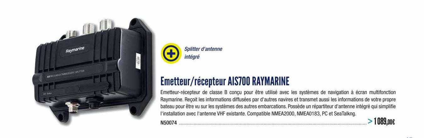 émetteur - récepteur ais700 raymarine