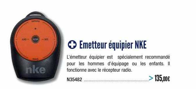 émetteur équipier nke