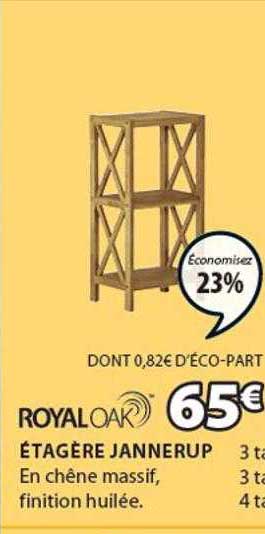 étagère jannerup royal oak