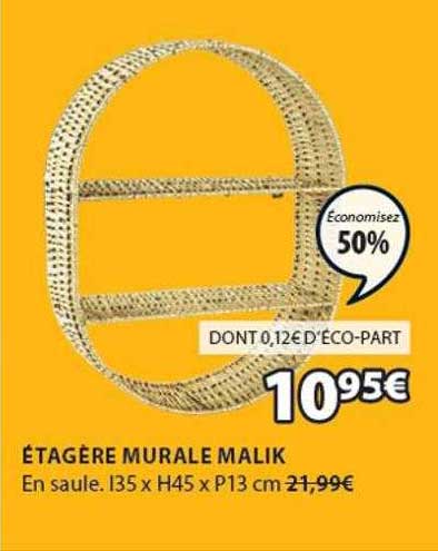 étagère murale malik