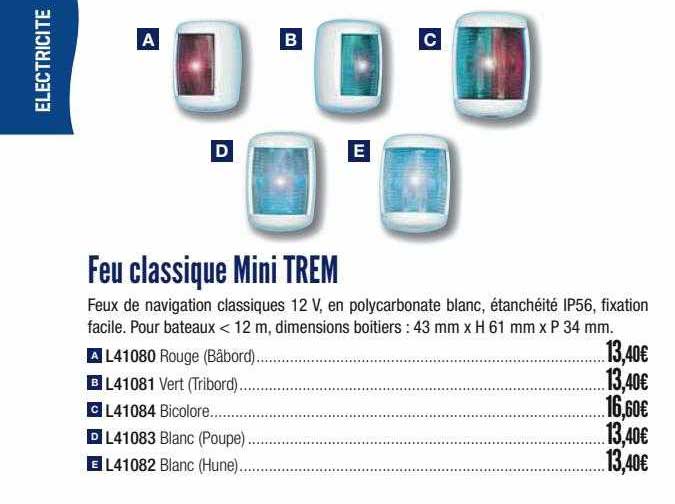 feu classique mini trem