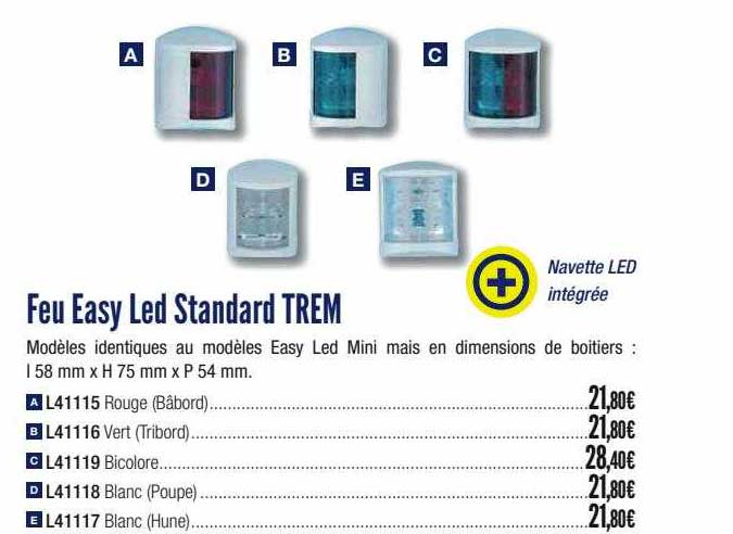 feu easy led standard trem