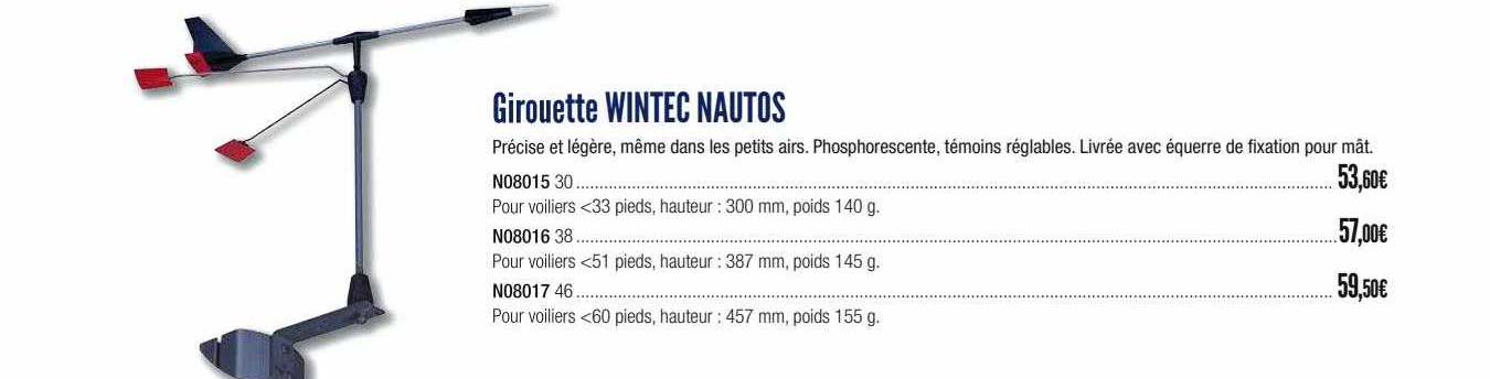 girouette wintec nautos
