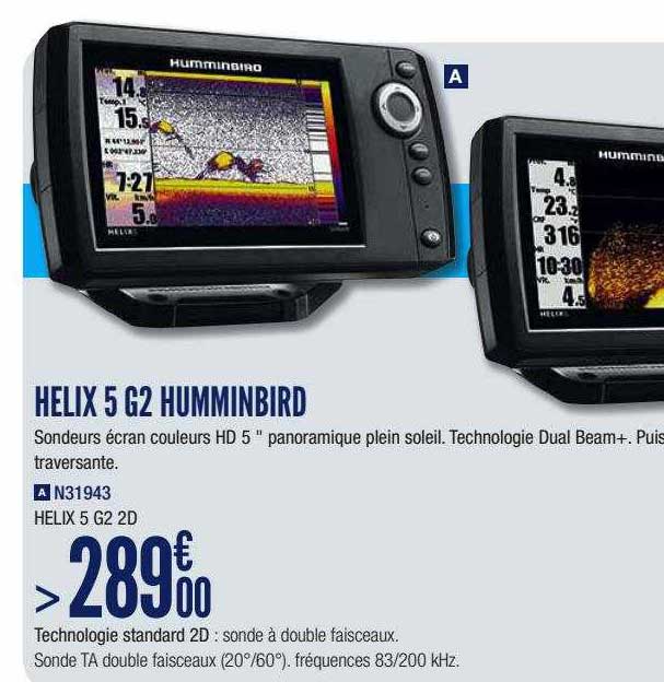helix 5 g2 humminbird