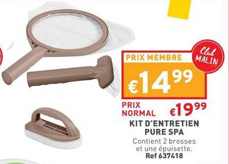 kit d'entretien pure spa