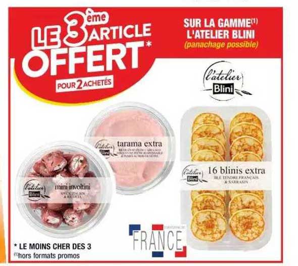 la gamme l'atelier blini