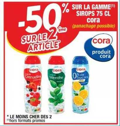 La Gamme Sirops 75 Cl Cora