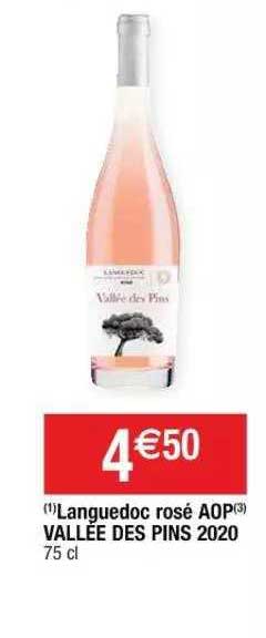 Languedoc Rosé Aop Vallée Des Pins 2020