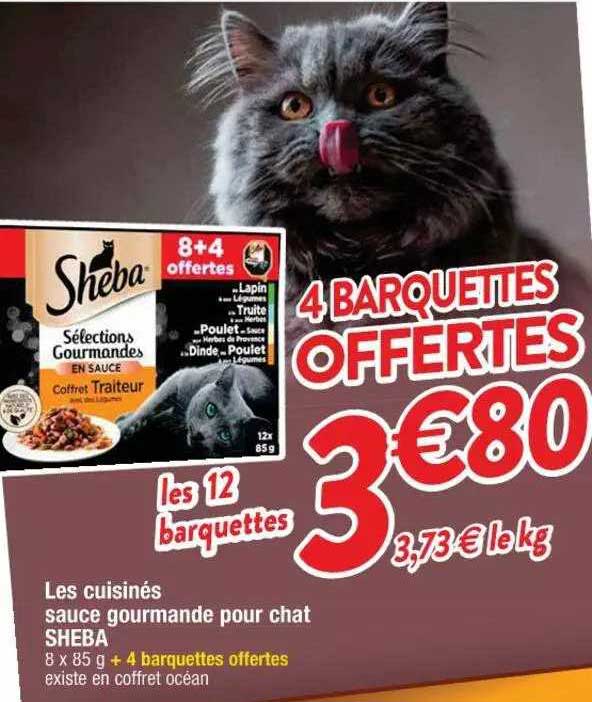 Les Cuisinés Sauce Gourmande Pour Chat Sheba