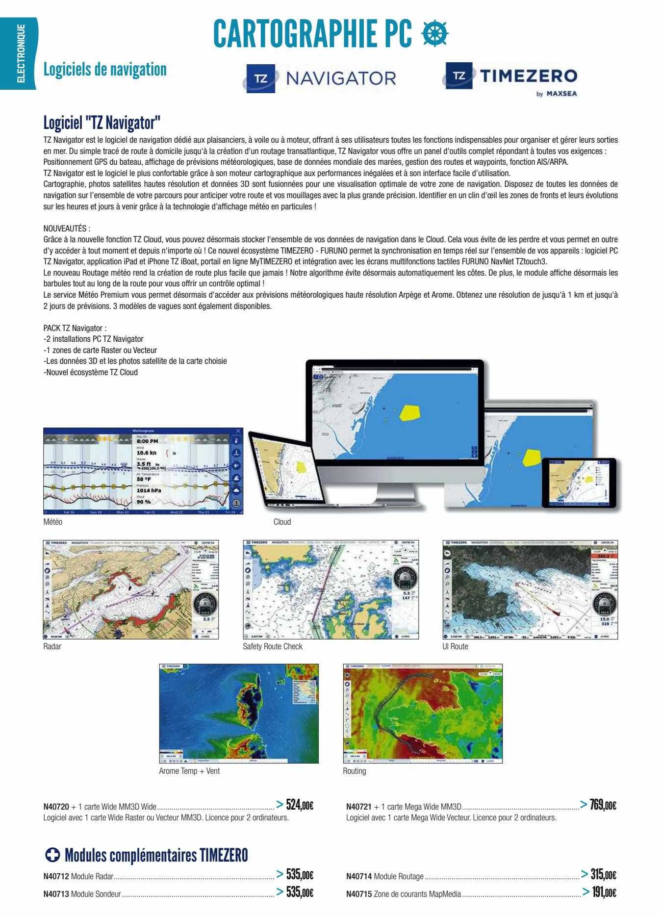 logiciel "tz navigator"