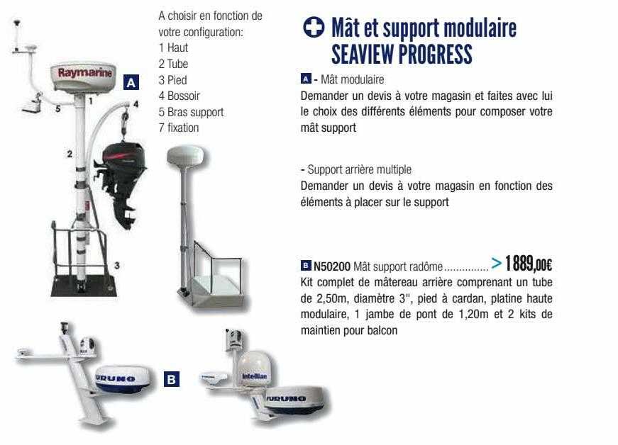 mât et support modulaire seaview progress