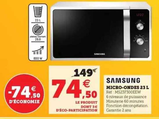 micro-ondes 23 l samsung
