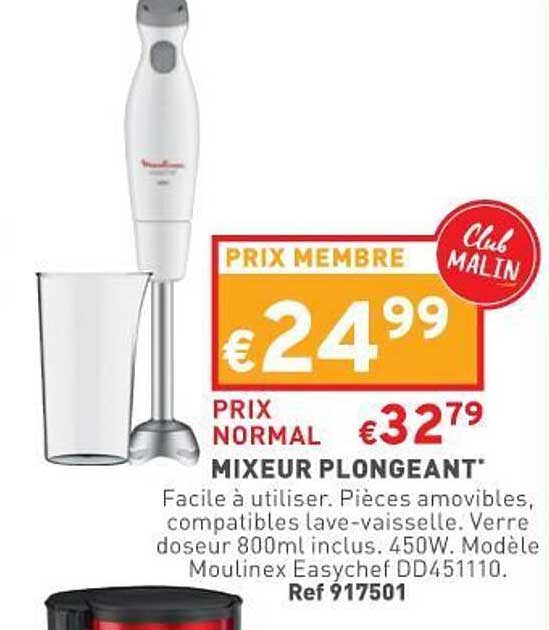 Mixeur Plongeant Moulinex