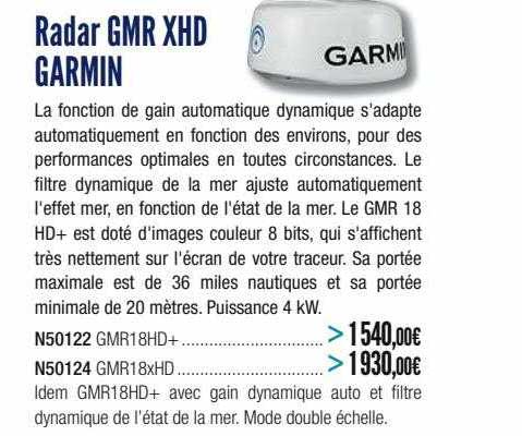 radar gmr xhd garmin