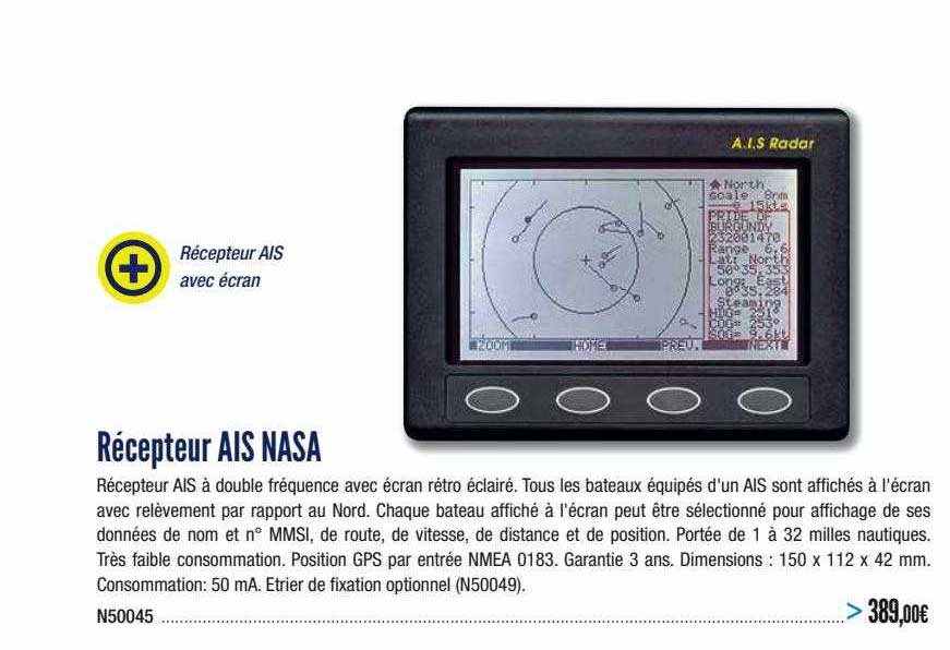 récepteur ais nasa