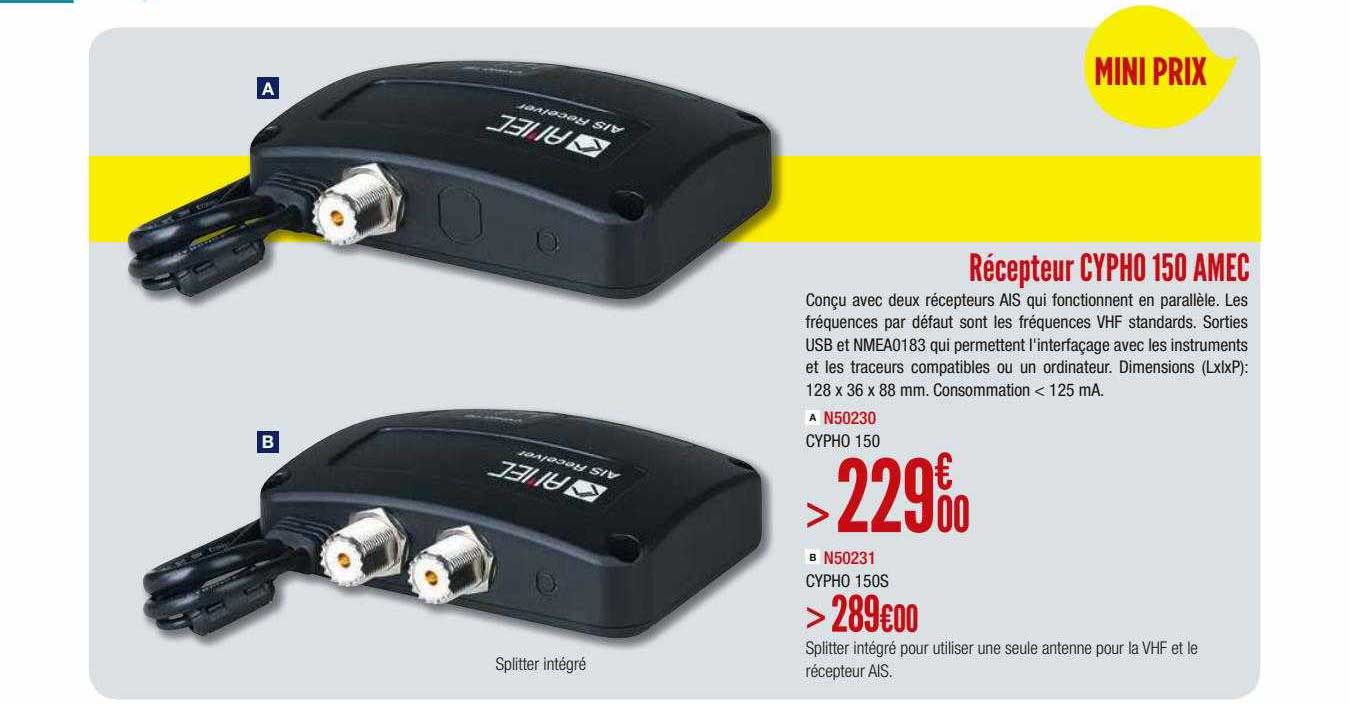 récepteur cypho 150 amec