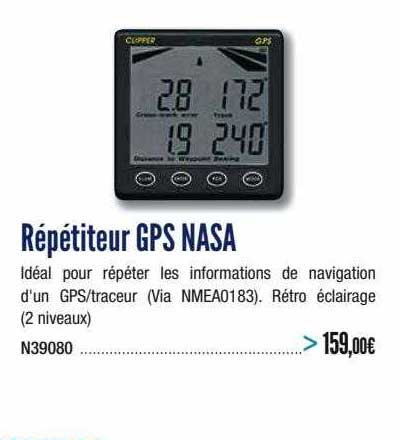répétiteur gps nasa