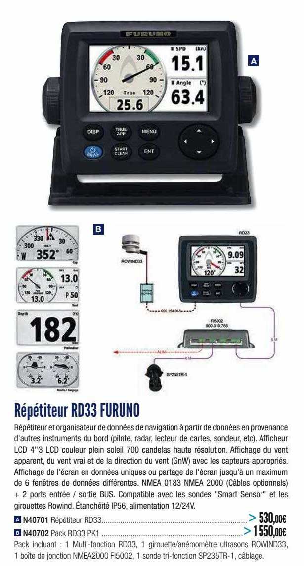 répétiteur rd33 furuno