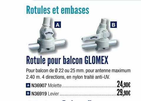 rotule pour balcon glomex