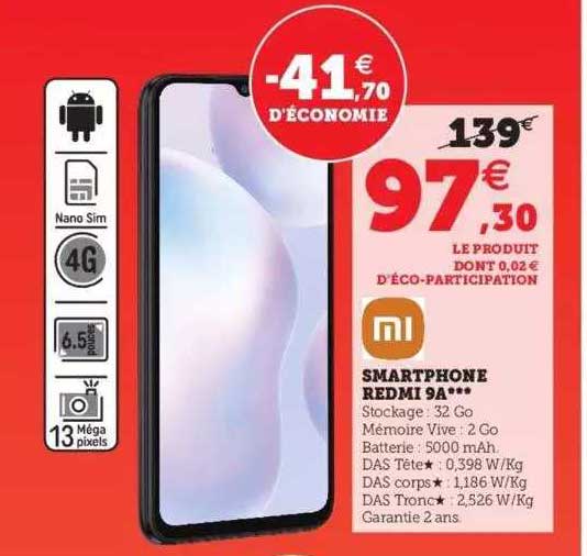 Smartphone Redmi 9a Xiaomi