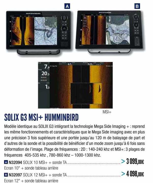solix g3 msi+humminbird