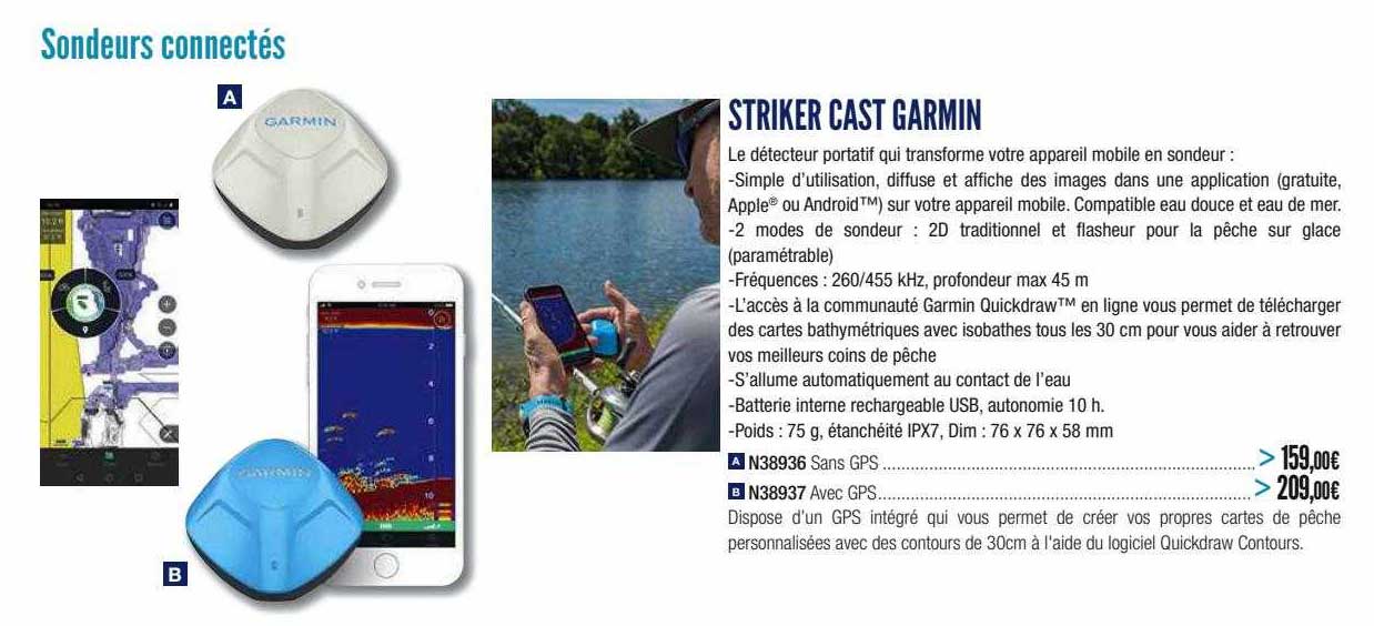 sondeurs connectés : striker cast gaming