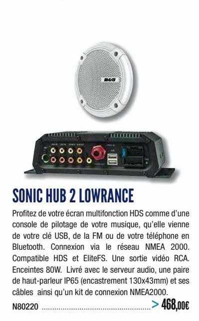 sonic hub 2 lowrance