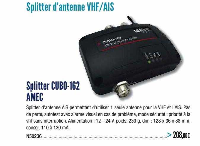 splitter cubo-162 amec