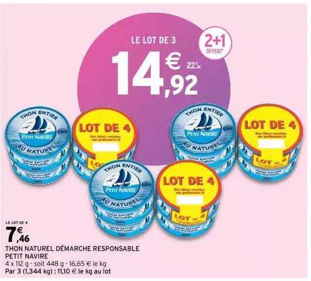 Thon Naturel Démarche Responsable Petit Navire