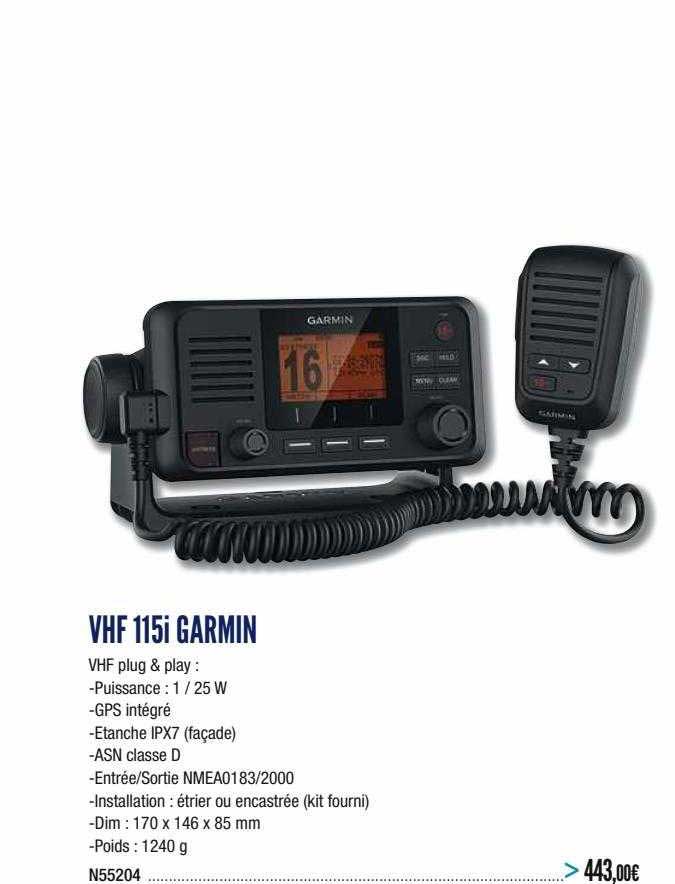 vhf 115i garmin