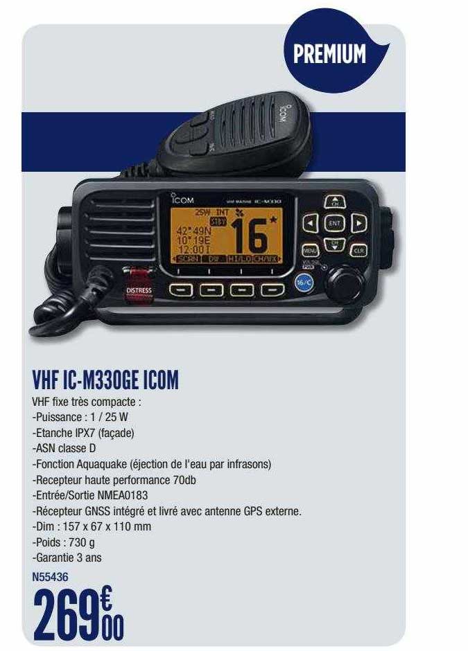 vhf ic-m330ge icom