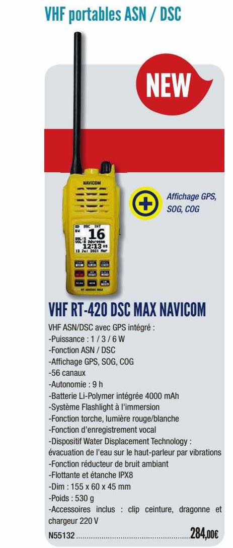 vhf rt-420 dsc max navicom