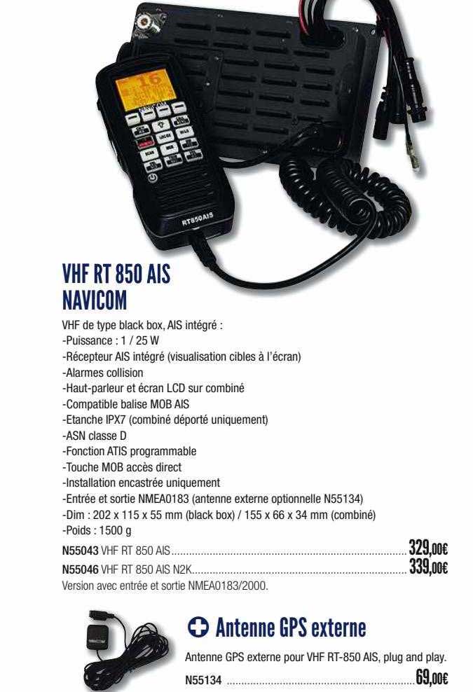 vhf rt 860 ais navicom